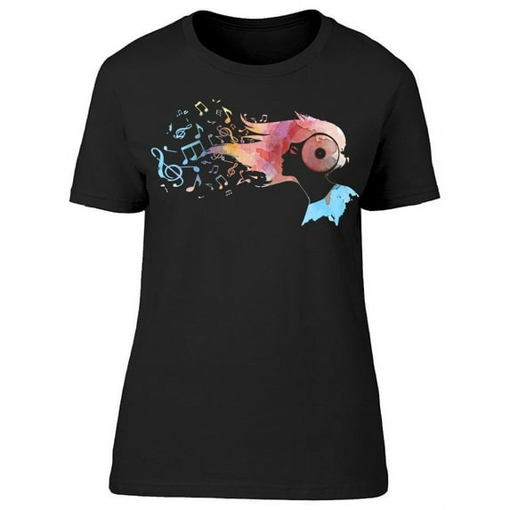 Watercolor Of A Woman's Head T-Shirt Women -Image by Shutterstock, Female XX-Large
