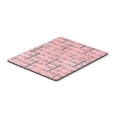 thumbnail image 1 of Watercolor Organized Paper Clips Pink Mouse Pad - Pink - 9.5 x 0.25 x 8 in, 1 of 1
