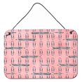 thumbnail image 1 of Watercolor Organized Paper Clips Pink Wall or Door Hanging Prints - 8 x 12 in., 1 of 1