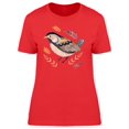 thumbnail image 1 of Watercolor Ornate Bird Autumn T-Shirt Women -Image by Shutterstock, Female Small, 1 of 2
