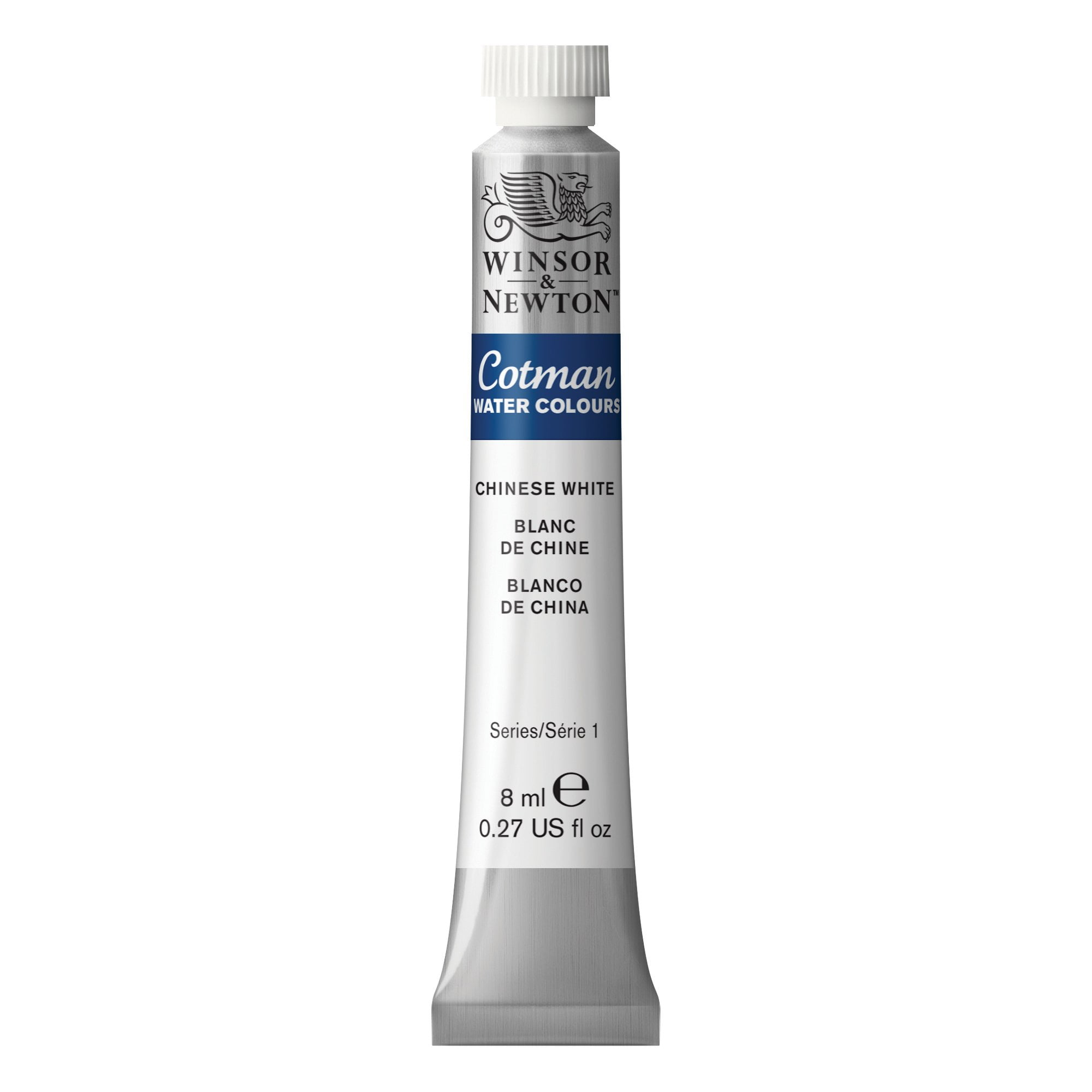 Watercolor Paint 8ml Tube (0.277oz), Chinese White