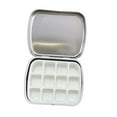 thumbnail image 1 of Watercolor Paint Case with Leakproof Lid 12 Well Portable Metal Paint Tray, 1 of 18
