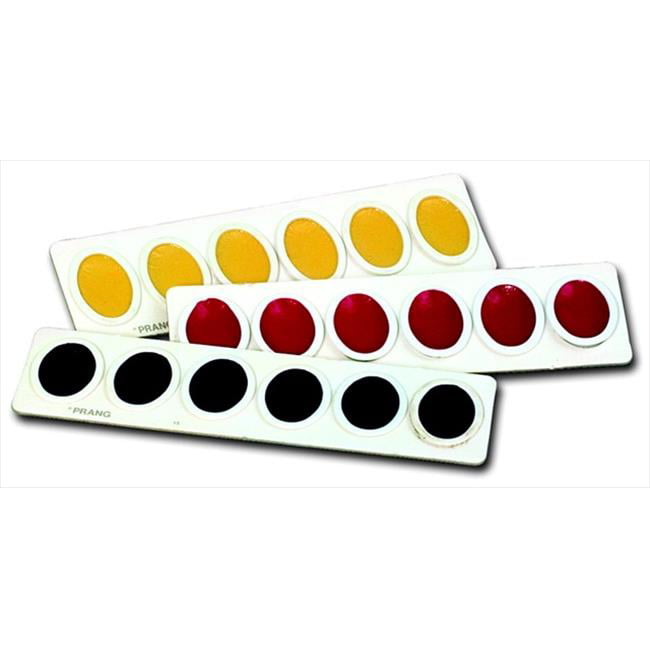 Prang Oval Pan Watercolors Set Refill Tray, Assorted Colors, 1 Count (Pack  of 3)