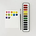 thumbnail image 1 of Watercolor Paint Set 12 Colors Artist Kit with Brush Tin Case Art Supplies for Painting and Mixing, 1 of 4