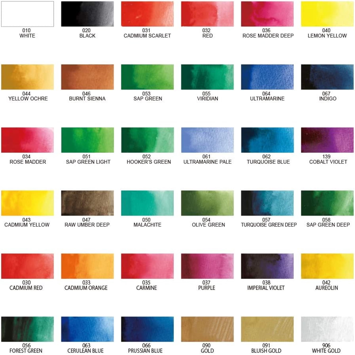 Watercolor Paint Set 36 Colors, Professional-quality art supplies for artists adult painting sketching, Non-Toxic, Made in Japan