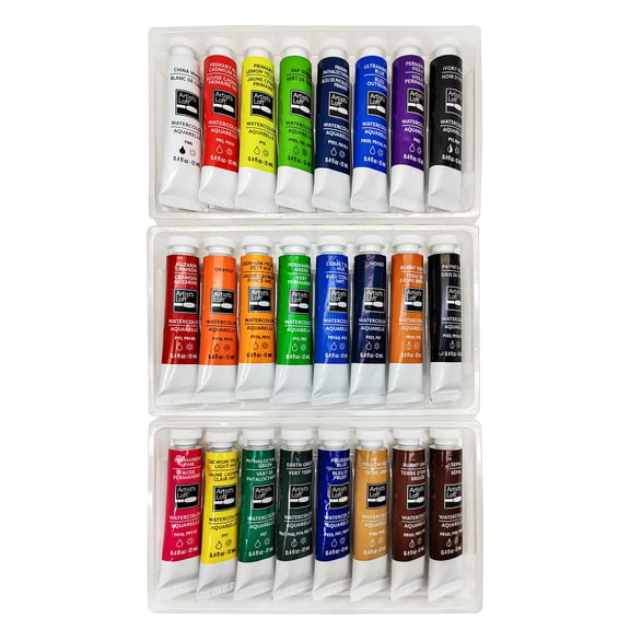 Artist's Loft Watercolor Paint Set, 24 Pieces