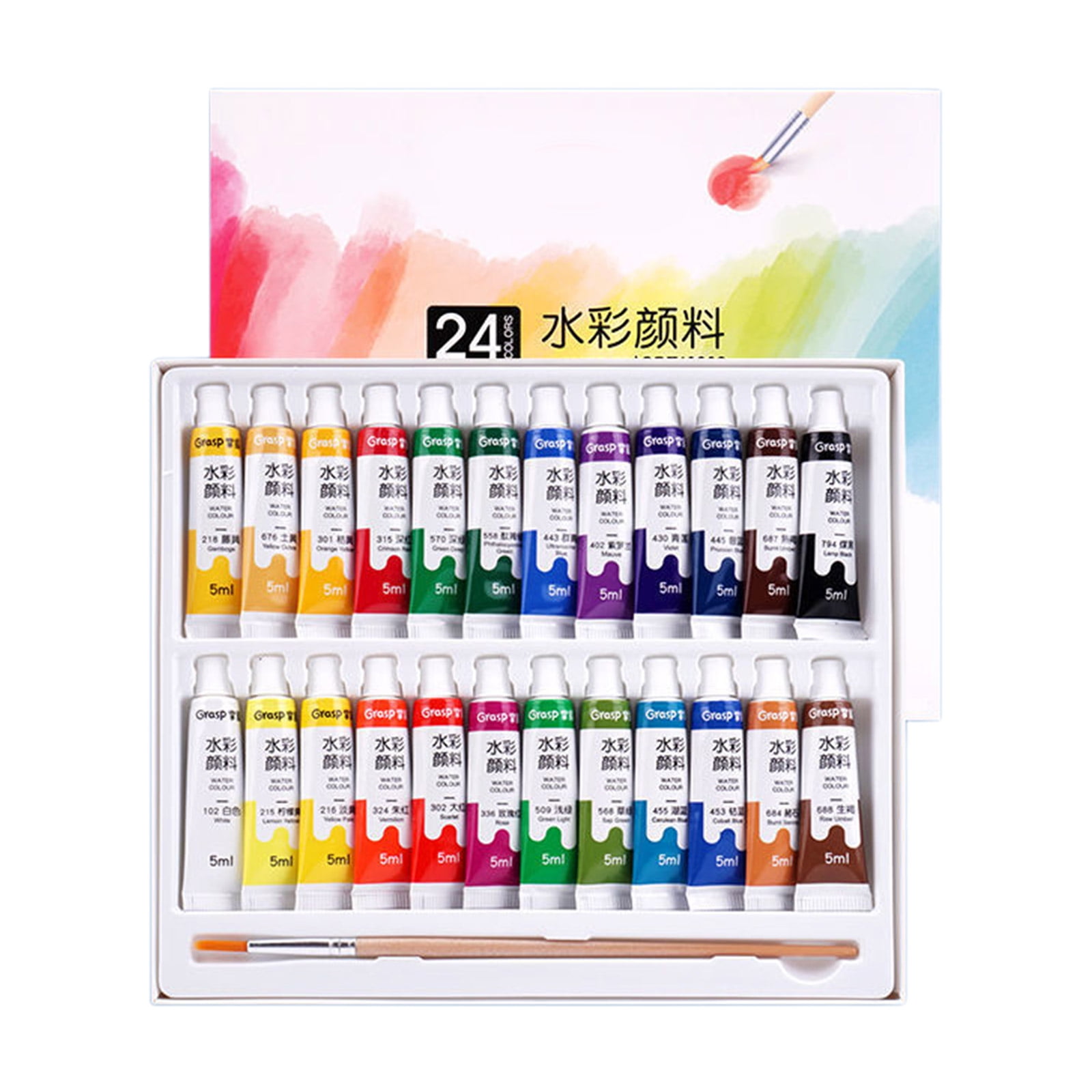 18 PC ACRYLIC PAINT Set Professional Artist Painting Pigment Tubes 12ml