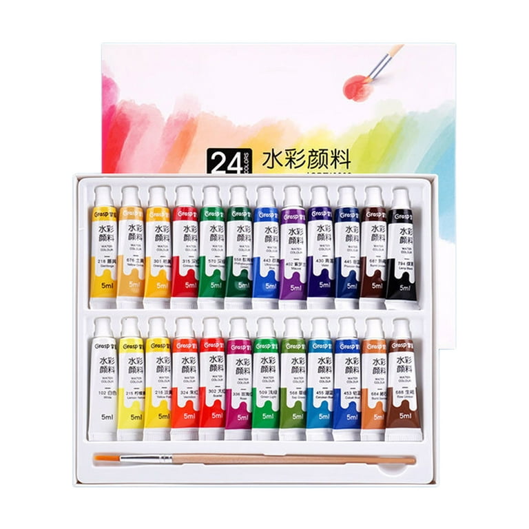 12 PC WATERCOLOR PAINT SET Artist Paints Painting Pigment 12ml Tubes