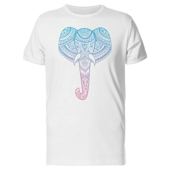 Watercolor Paisley Elephant T-Shirt Men -Image by Shutterstock, Male Small