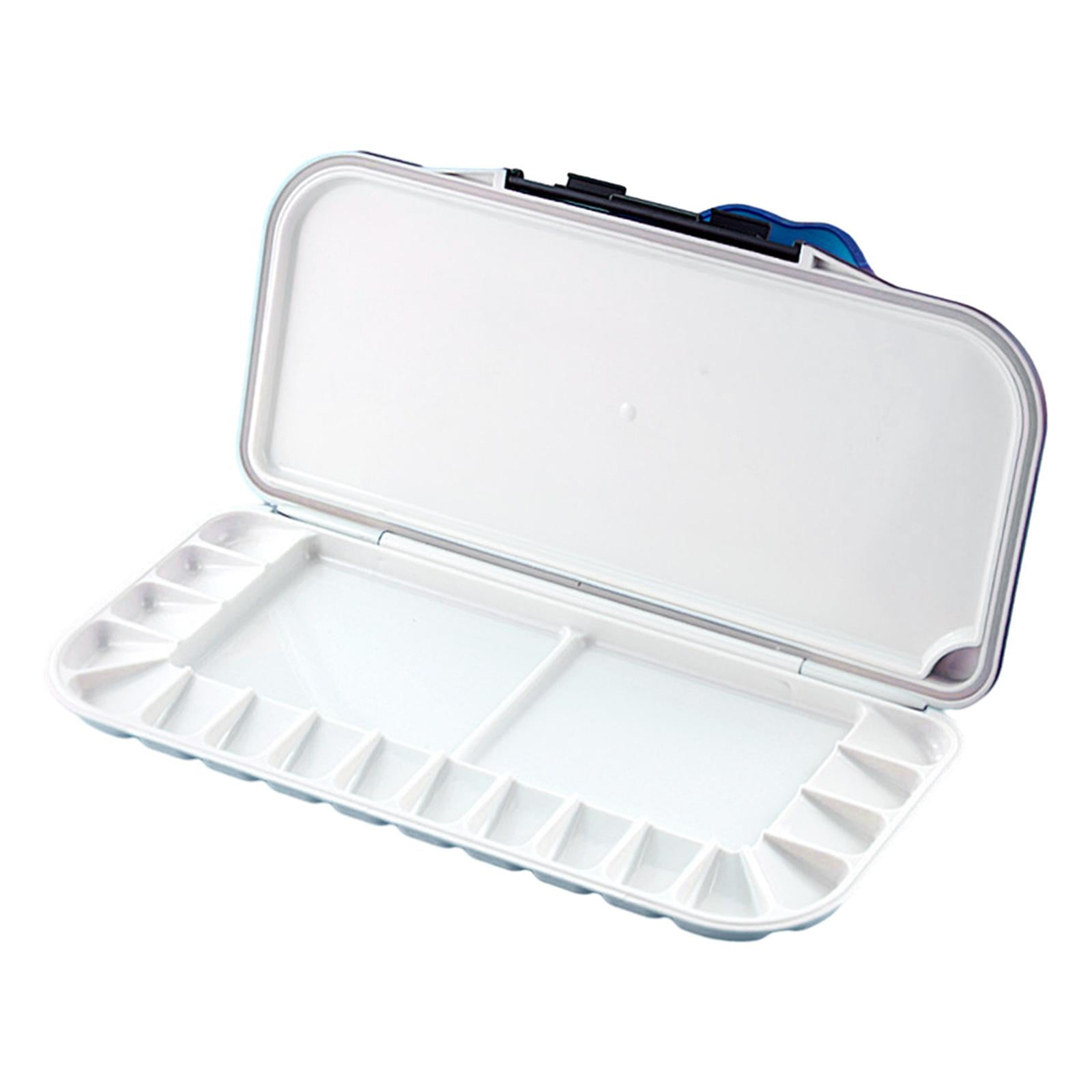 Watercolor Palette Empty Painting Pallet for Oil Painting Watercolor Gouache Blue 20 Wells