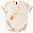 thumbnail image 1 of Watercolor Panda Bear T-Shirt Colorful Animal Graphic Tee Unisex S-5XL Hot Trending Shirt, Vintage Birthday Gift, 1 of 3