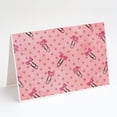 thumbnail image 1 of Watercolor Paper Clips and Polkadots Pink BB7543DS66 Greeting Cards and Envelopes Pack of 8, 1 of 2