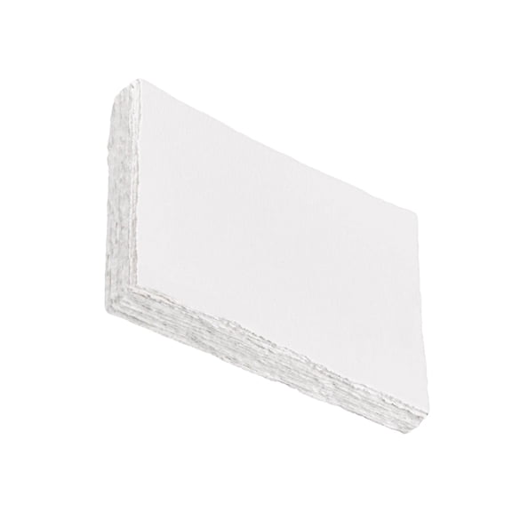 Watercolor Paper Sheets Cotton Deckle Edges Handmade for Watercolor Art and Card Making