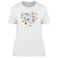 thumbnail image 1 of Watercolor Paris City Heart Tee Women's -Image by Shutterstock, 1 of 2