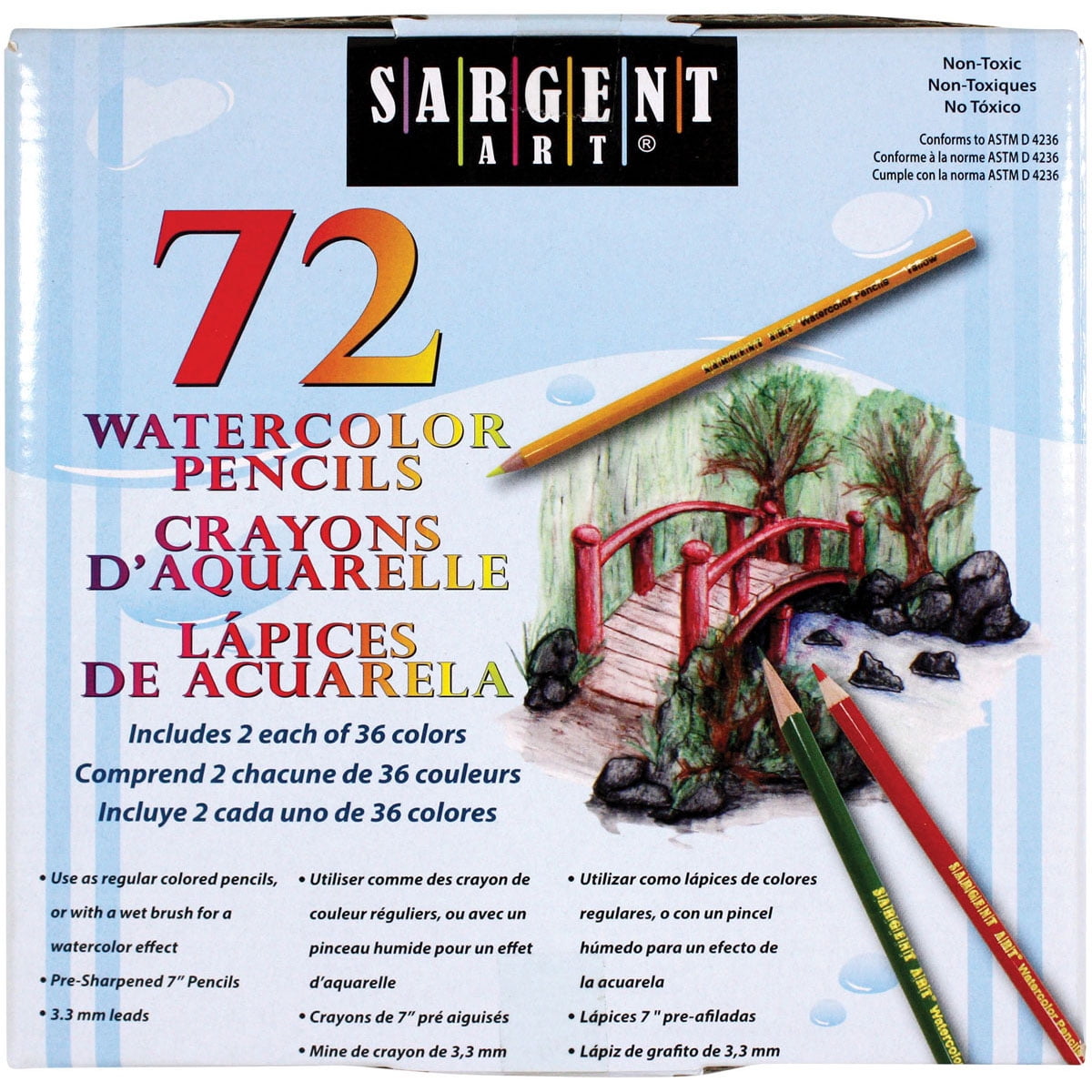Sargent Art - 72 Count Watercolor Number 7 Pencils
