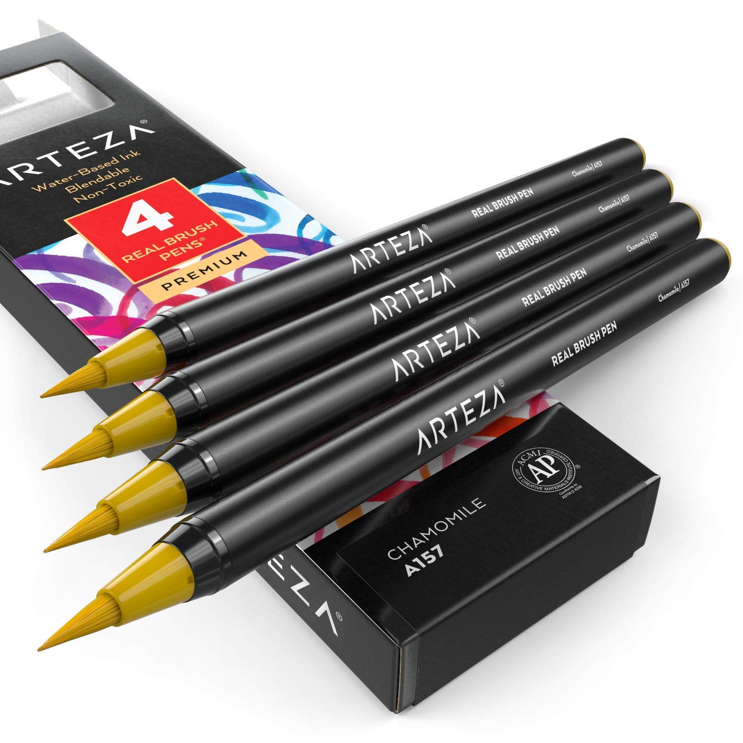 Watercolor Pens for Calligraphy, Dry Brush Painting, Drawing, and