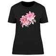 thumbnail image 1 of Watercolor Pink Rhododendron  T-Shirt Women -Image by Shutterstock, Female Medium, 1 of 4