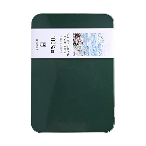 Watercolor Postcards - 4x6 Blank Fine Grain Cards in Tin for Notes and Greeting Cards