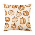 thumbnail image 1 of Watercolor Pumpkin Maple Leaf Printed Thanksgiving Throw Pillow Cover Soft Decorative Slipcover For Autumn Home Sofa Bedroom Decoration, 1 of 3