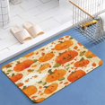 thumbnail image 1 of Watercolor Pumpkins Diatomite Bath Mats Bathroom Absorbent Anti Slip Floor Mat Foot Carpet Quick Dry Shower Toilet Rug Doormat Washable, 1 of 5