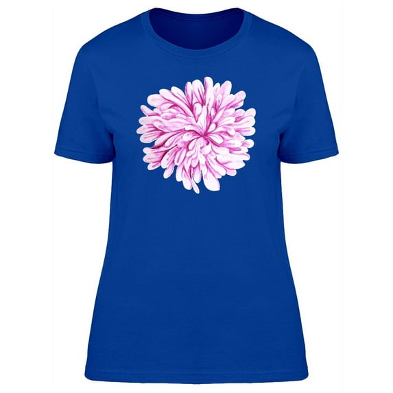 Watercolor Purple Chrysanthemum Tee Women's -Image by Shutterstock