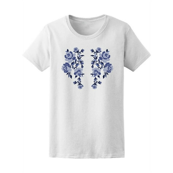 Watercolor Purple Flowers Women's  Tee - Image by Shutterstock