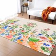 thumbnail image 1 of Watercolor Rabbit Easter Living Room Floor Mat Children's Bedroom Bedside Carpet Kitchen Door, 1 of 5