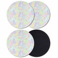 thumbnail image 1 of Watercolor Rabbits Coasters Set of 4, Absorbent Coasters for Drinks, Spring Easter Love Rabbits Polka Dots Coaster for Desk Coffee Table Protection, Home Decor House Warming Gifts 4", 1 of 8