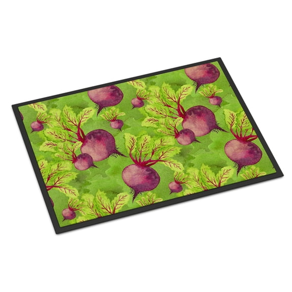 Watercolor Raddishes Door Mat