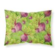 thumbnail image 1 of Watercolor Raddishes Fabric Standard Pillowcase, 1 of 2