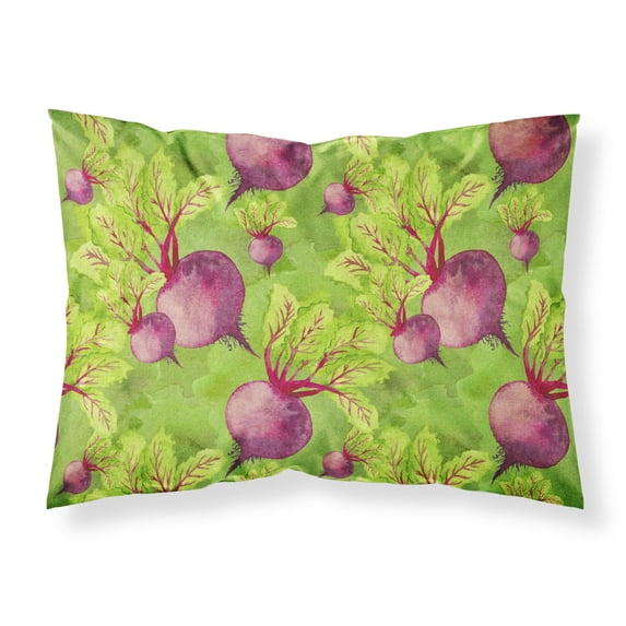 Watercolor Raddishes Fabric Standard Pillowcase