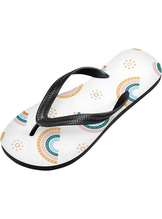 Rainbow Flip Flops