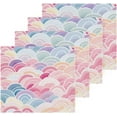 thumbnail image 1 of Watercolor Rainbow Washcloths, Soft and Absorbent Cotton Towel, 2 Pack 12 X 12 Inches Premium Quick Dry Face Towel Wash cloth, 1 of 7