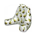 thumbnail image 1 of Watercolor Reading Pillow Cover, Delicious and Organic Pears on a Plain Backdrop, Unstuffed Printed Bed Rest Case from Soft Fabric, XL Size, Green Yellow Green, by Ambesonne, 1 of 4