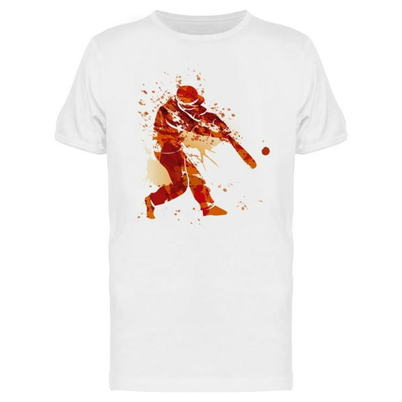 Watercolor Red Player T-Shirt Men -Image by Shutterstock, Male Large