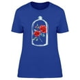 thumbnail image 1 of Watercolor Roses In Glass  Tee Women's -Image by Shutterstock, 1 of 2