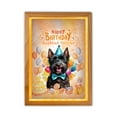 thumbnail image 1 of Watercolor Scottish Terrier Happy Birthday Celebration Balloons Gift Party Acrylic Plaque with Wood Photo Frame Box Scottie Dog Lover Gifts Light Box - 00028, 1 of 5