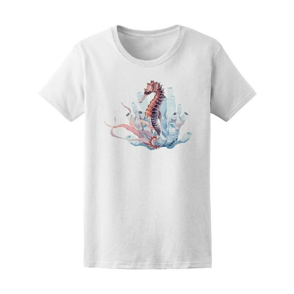 Watercolor Seahorse Tee Women's -Image by Shutterstock