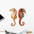 thumbnail image 1 of Watercolor Seahorses Wall Decal Sticker Set Wallmonkeys Peel and Stick Graphic (12 in H x 12 in W) WM503003, 1 of 4