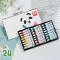 thumbnail image 1 of Watercolor Set Acrylic Paint, Portable Mini Acrylic Watercolor, Unique Gifts for Artists, Easy Removable Watercolor, Art Supplies Set, Travel Watercolor Kit, 24 Vibrant Colors, Acrylic Paint, 1 of 9