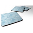 thumbnail image 1 of Watercolor Snowflake on Light Blue Foam Coaster, Set of 4, 1 of 1