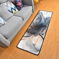 thumbnail image 1 of Watercolor Soft Flowers Hallway Runner Rug 2'X6' Non-Slip Washable Carpet Runner Kitchen Entryway Laundry Bedroom, 1 of 7