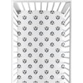 thumbnail image 1 of Sweet Jojo Designs Watercolor Sports Theme Black and White Fitted Crib Sheet, 1 of 6