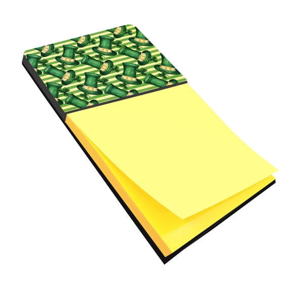 Watercolor St Patricks Day Leprechan Hat Sticky Note Holder