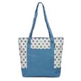 thumbnail image 1 of Watercolor Stars Printed 100% Cotton Canvas Vintage Shoulder Bags WAS_13, 1 of 1