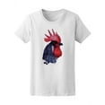 thumbnail image 1 of Watercolor Style Rooster T-Shirt Women -Image by Shutterstock, Female XX-Large, 1 of 2