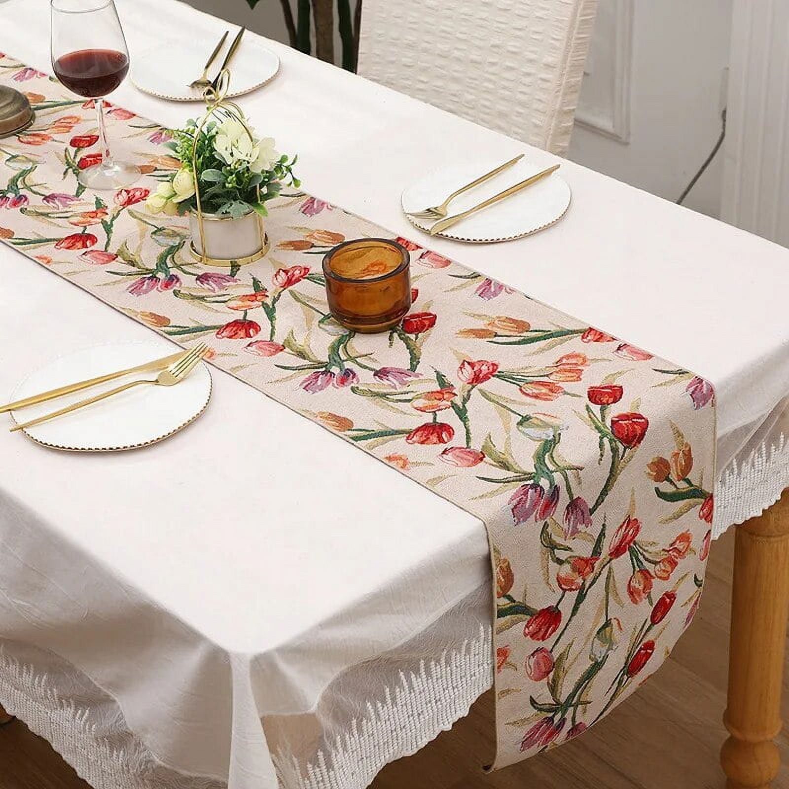 Rest Kitchen Table Watercolor Sunflower Flower Plant Butterfly Home Restaurant Kitchen ...