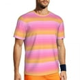thumbnail image 1 of Watercolor Sunset Running T Shirt Beach Gradient Ombre Funny T Shirts Hippie Tshirt For M, 1 of 5