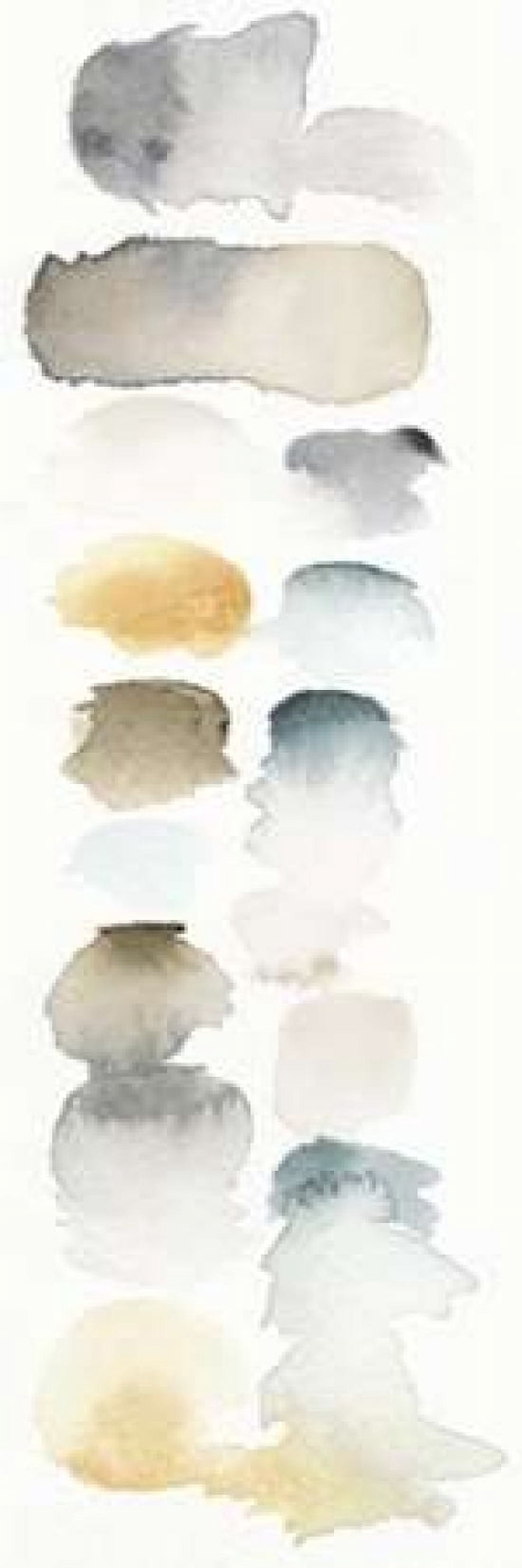 Watercolor Swatch Panel Neutral I Canvas Art - DeNeige Elyse (12 x 36)