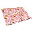 thumbnail image 1 of Watercolor Sweet Pastries Glass Cutting Board Large, 1 of 2